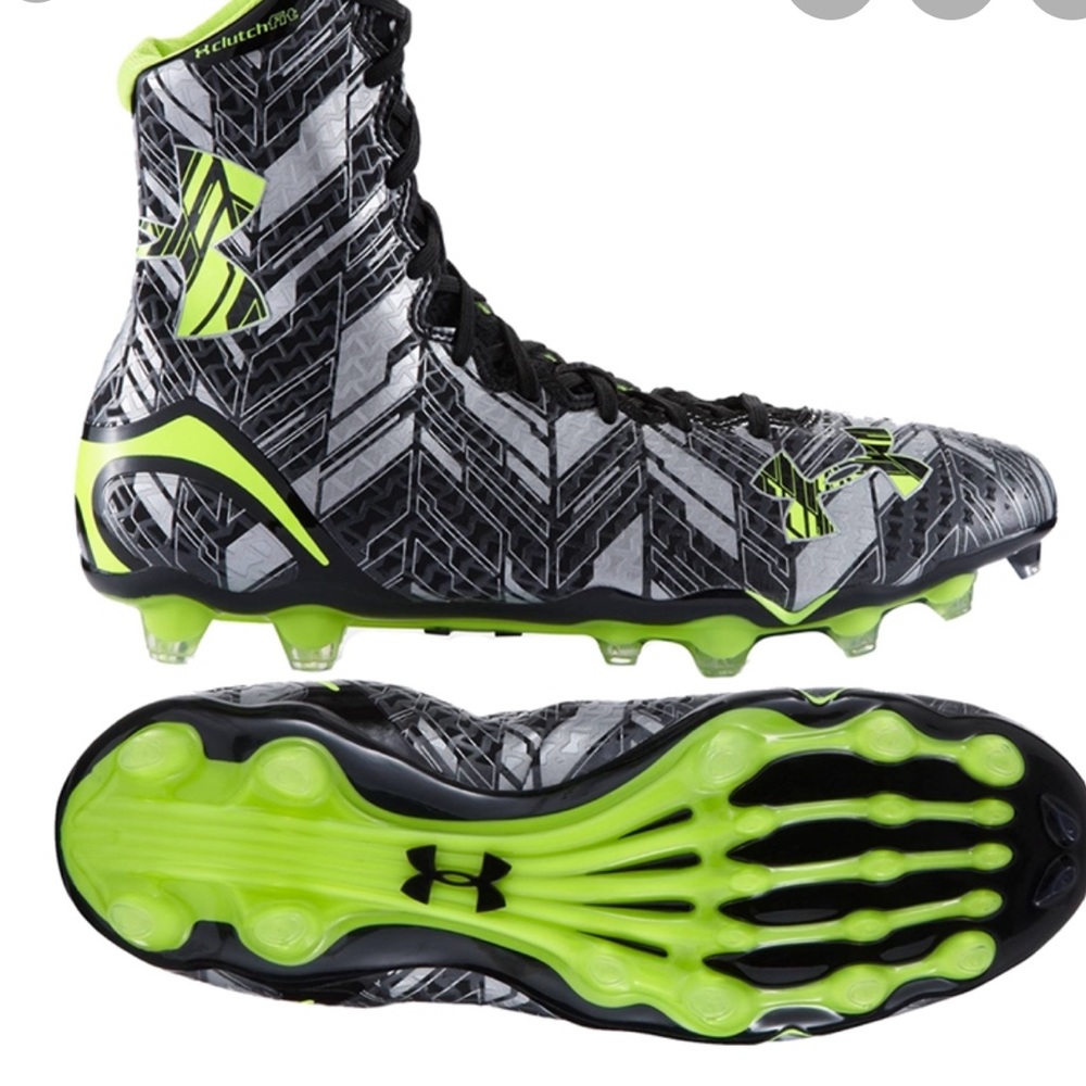 under armour cleats green